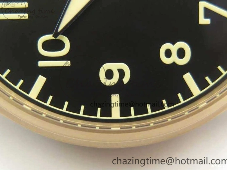 MIROTIME 0331 Big Pilot IW510301 Satin-Polished RG YLF Best Edition Black Dial On Leather Strap A Flexible 7222